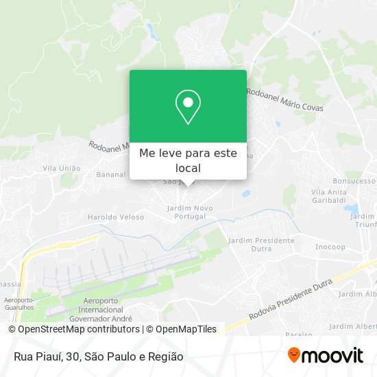 Rua Piauí, 30 mapa