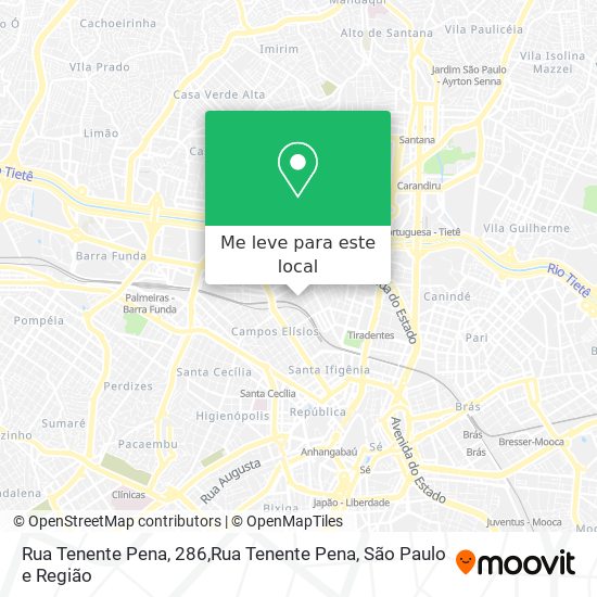 Rua Tenente Pena, 286,Rua Tenente Pena mapa