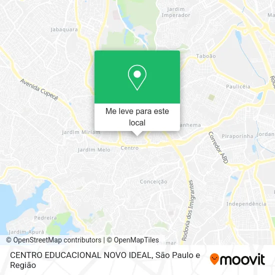 CENTRO EDUCACIONAL NOVO IDEAL mapa