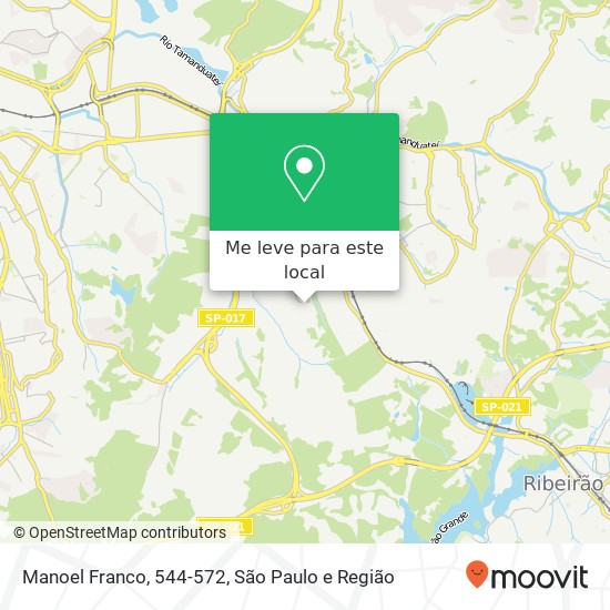 Manoel Franco, 544-572 mapa