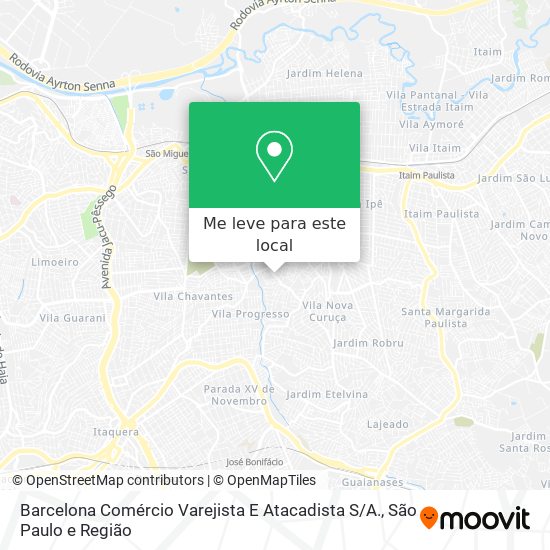 Barcelona Comércio Varejista E Atacadista S / A. mapa