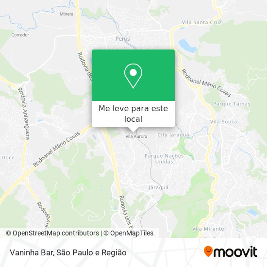 Vaninha Bar mapa