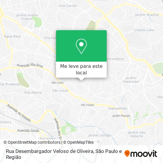 Rua Desembargador Veloso de Oliveira mapa