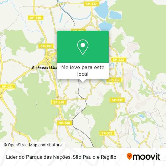 Lider do Parque das Nações mapa