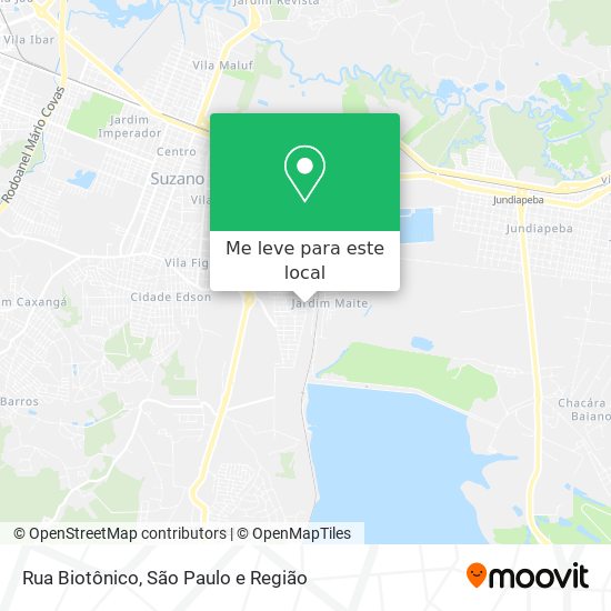 Rua Biotônico mapa