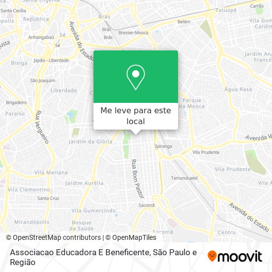 Associacao Educadora E Beneficente mapa