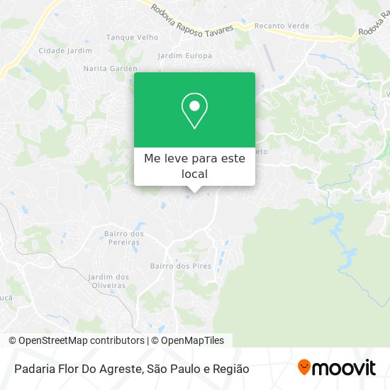 Padaria Flor Do Agreste mapa