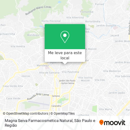 Magna Seiva Farmacosmética Natural mapa