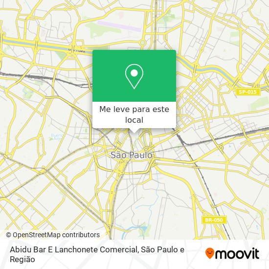 Abidu Bar E Lanchonete Comercial mapa