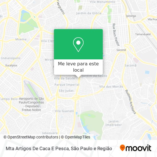 Mta Artigos De Caca E Pesca mapa