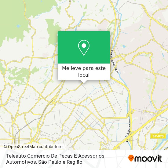 Teleauto Comercio De Pecas E Acessorios Automotivos mapa