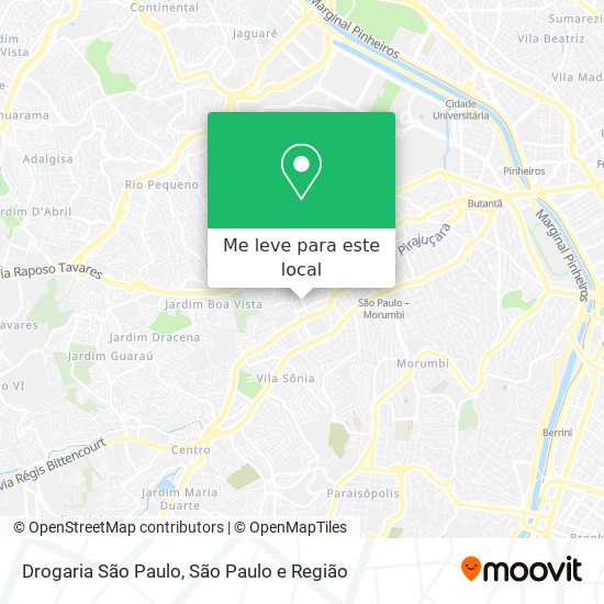 Drogaria São Paulo mapa