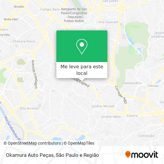 Okamura Auto Peças mapa