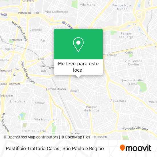 Pastificio Trattoria Carasi mapa