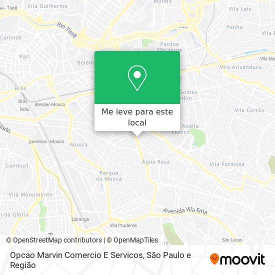 Opcao Marvin Comercio E Servicos mapa