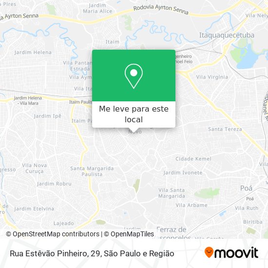Rua Estêvão Pinheiro, 29 mapa