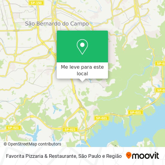 Favorita Pizzaria & Restaurante mapa