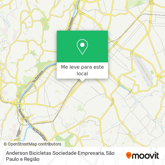 Anderson Bicicletas Sociedade Empresaria mapa