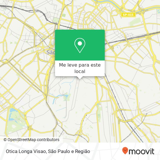 Otica Longa Visao, Rua Alves Ribeiro, 242 Cambuci São Paulo-SP 01540-010 mapa