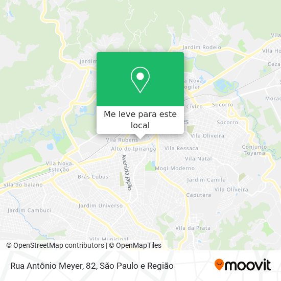 Rua Antônio Meyer, 82 mapa