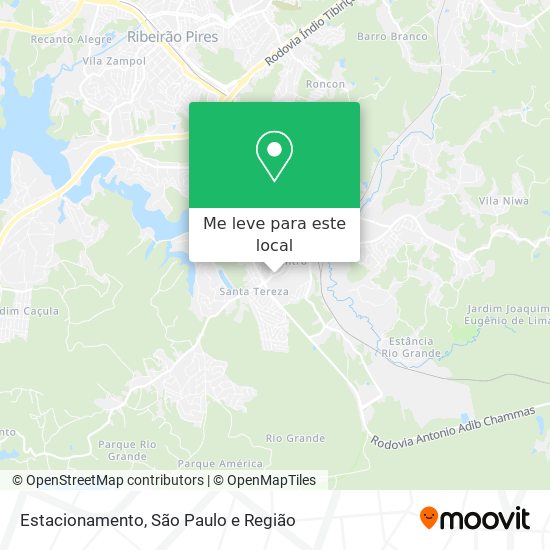 Estacionamento mapa