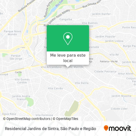 Residencial Jardins de Sintra mapa