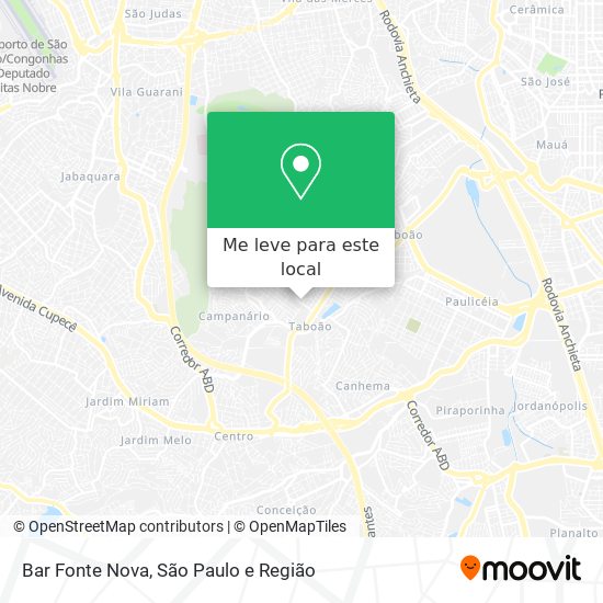 Bar Fonte Nova mapa