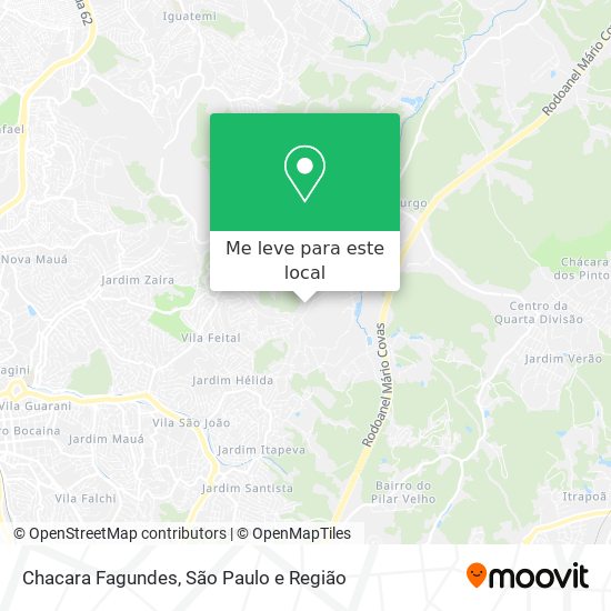 Chacara Fagundes mapa