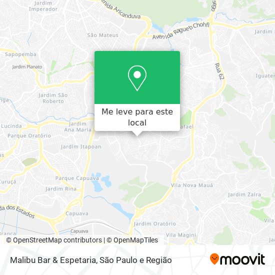 Malibu Bar & Espetaria mapa