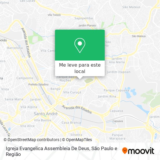 Igreja Evangelica Assembleia De Deus mapa