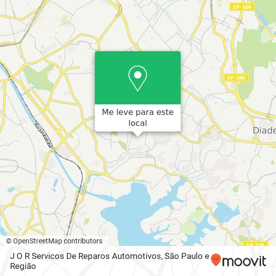 J O R Servicos De Reparos Automotivos, Rua Madalena Allegranti, 147 Cidade Ademar São Paulo-SP 04434-210 mapa