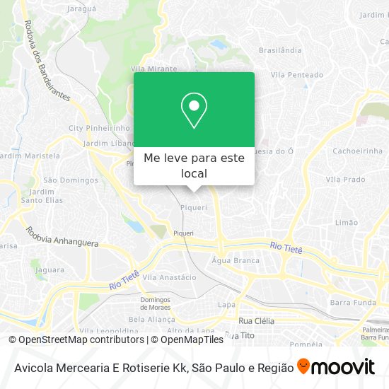 Avicola Mercearia E Rotiserie Kk mapa