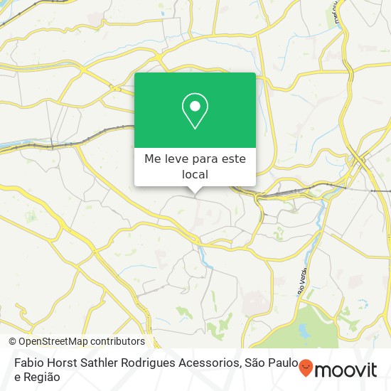 Fabio Horst Sathler Rodrigues Acessorios, Rua Maciel Monteiro, 857 Artur Alvim São Paulo-SP 03566-000 mapa