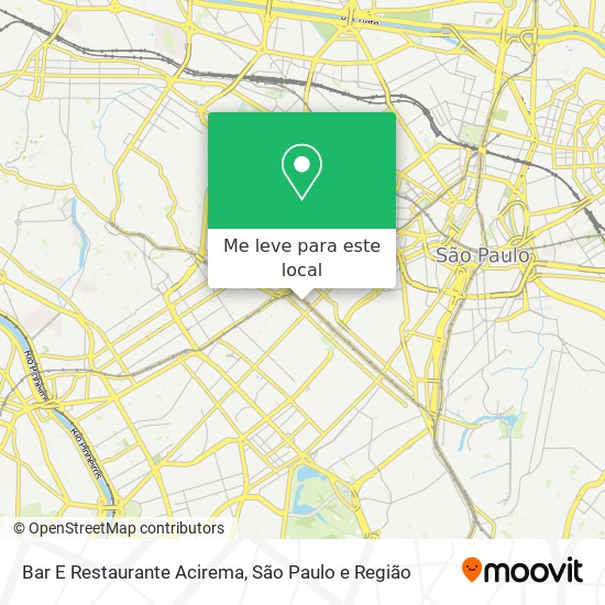 Bar E Restaurante Acirema mapa