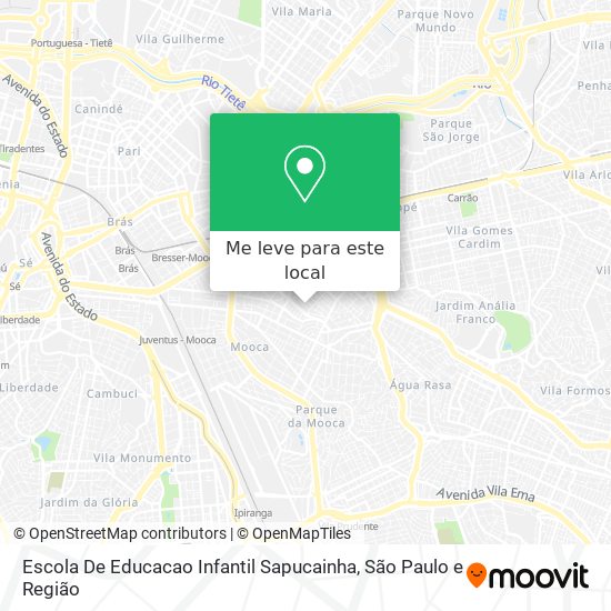 Escola De Educacao Infantil Sapucainha mapa