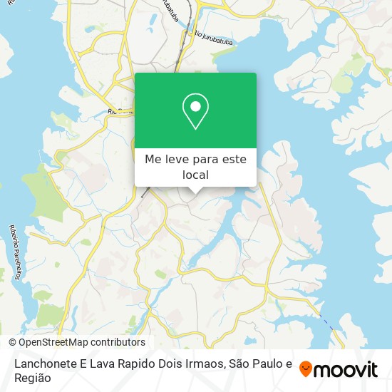 Lanchonete E Lava Rapido Dois Irmaos mapa