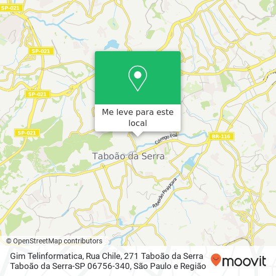 Gim Telinformatica, Rua Chile, 271 Taboão da Serra Taboão da Serra-SP 06756-340 mapa