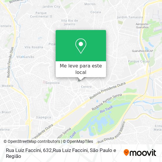 Rua Luiz Faccini, 632,Rua Luiz Faccini mapa