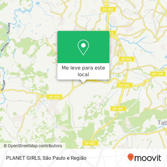 PLANET GIRLS, Cotia Cotia-SP mapa