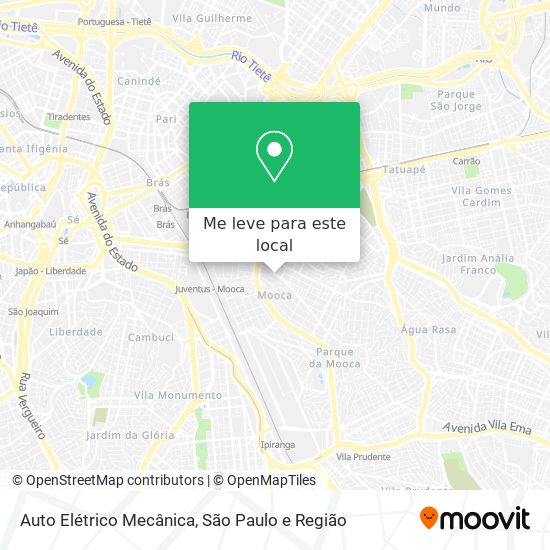 Auto Elétrico Mecânica mapa