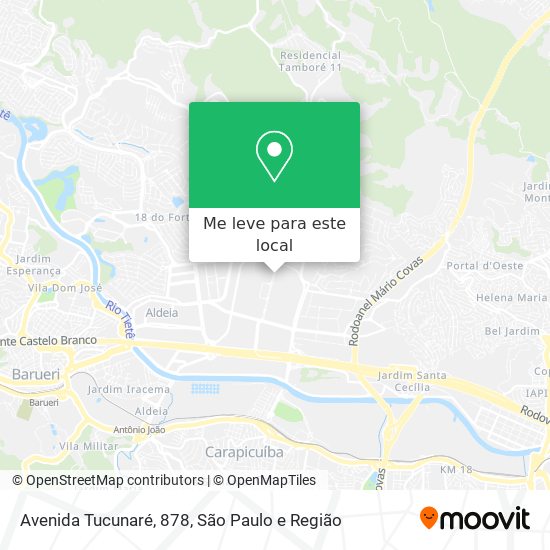 Avenida Tucunaré, 878 mapa