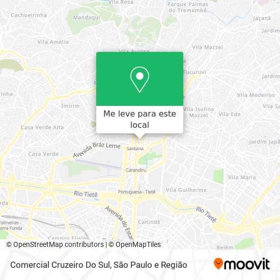 Comercial Cruzeiro Do Sul mapa