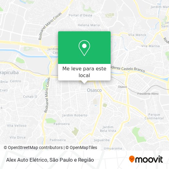 Alex Auto Elétrico mapa