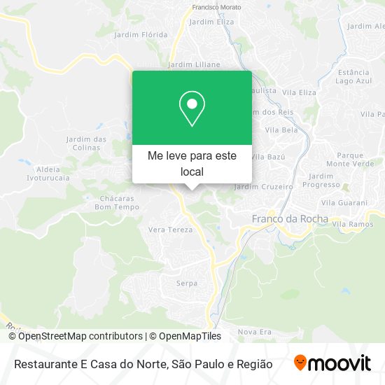 Restaurante E Casa do Norte mapa