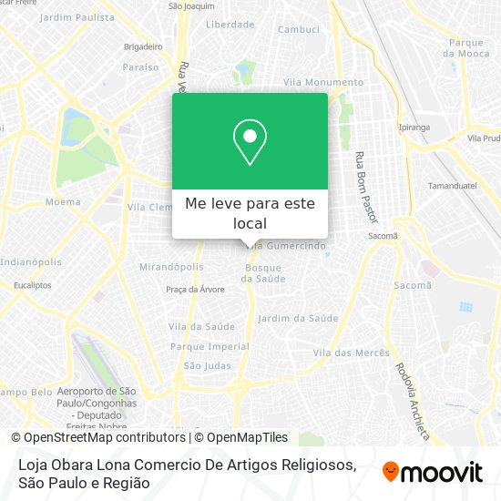 Loja Obara Lona Comercio De Artigos Religiosos mapa