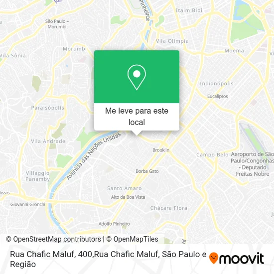 Rua Chafic Maluf, 400,Rua Chafic Maluf mapa