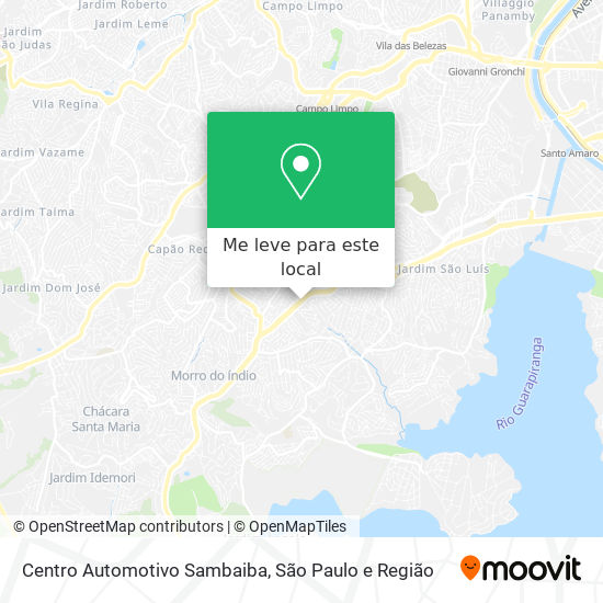 Centro Automotivo Sambaiba mapa