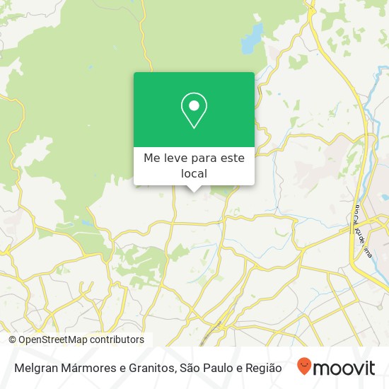 Melgran Mármores e Granitos, Rua Manuel Araújo Aragão Tremembé São Paulo-SP 02356-170 mapa