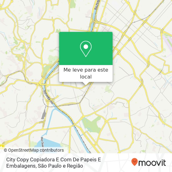 City Copy Copiadora E Com De Papeis E Embalagens, Avenida João Dias, 273 Santo Amaro São Paulo-SP 04723-000 mapa