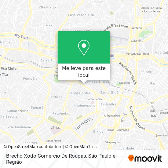 Brecho Xodo Comercio De Roupas mapa